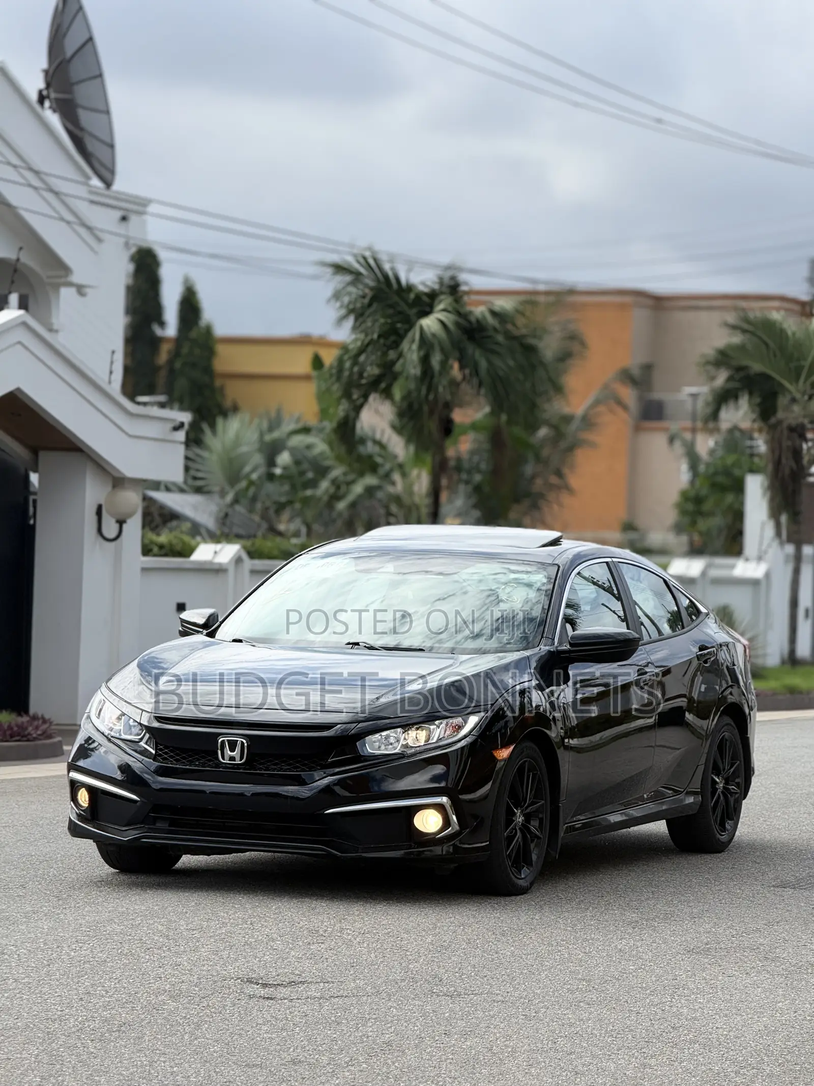 Honda Civic EX Sedan 2020 Black