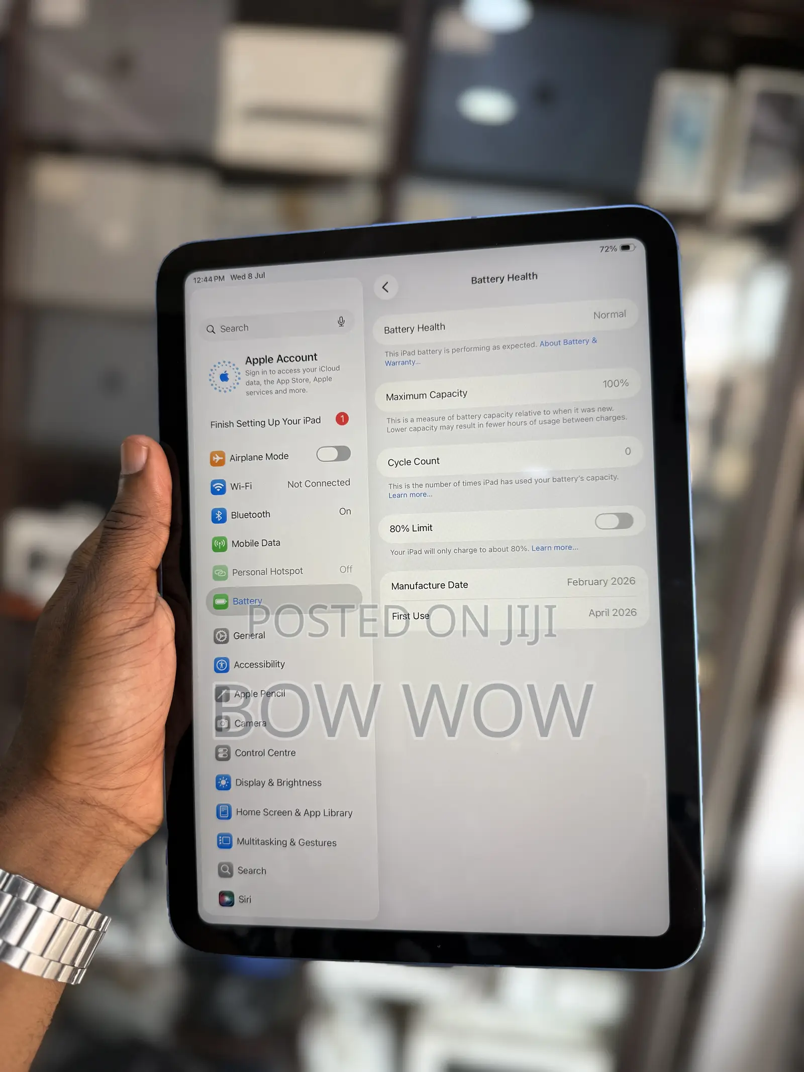 New Apple iPad (2025) 128 GB Blue