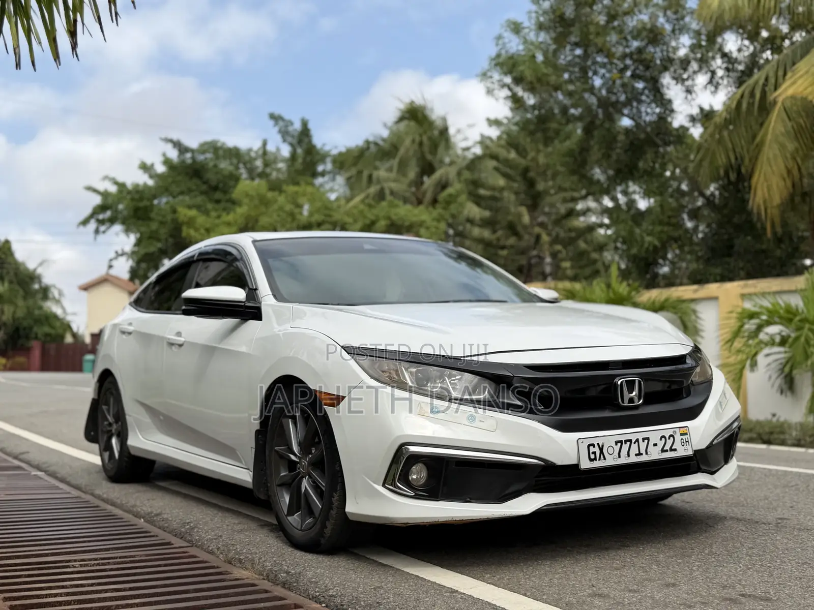 Honda Civic EX-L Sedan 2019 White
