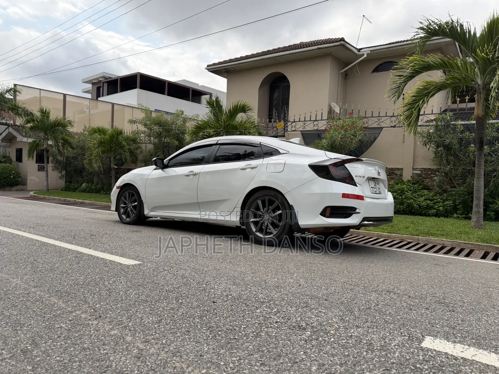 Honda Civic EX-L Sedan 2019 White
