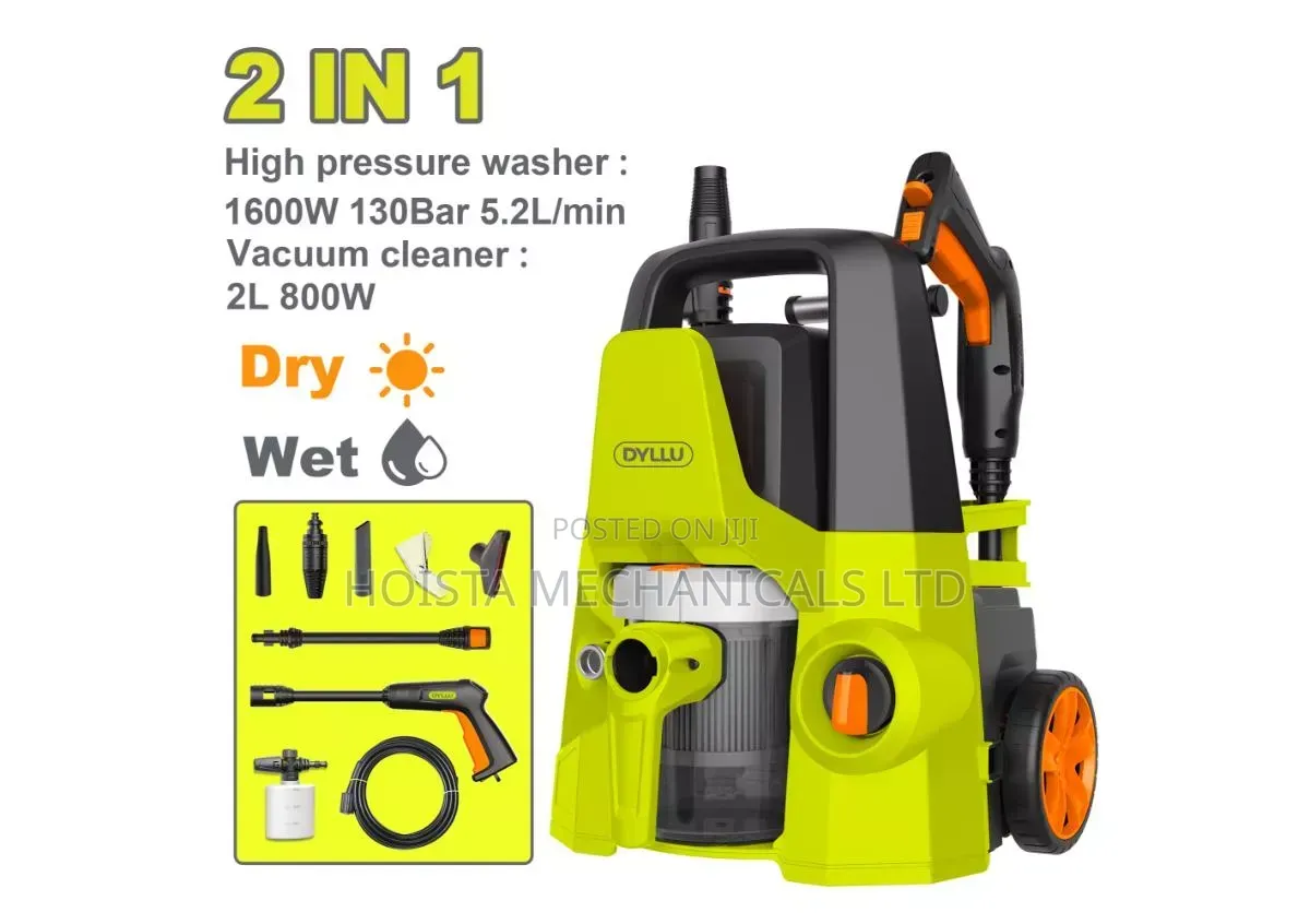 2-in-one Pressure Washer Vacuum Cleaner
