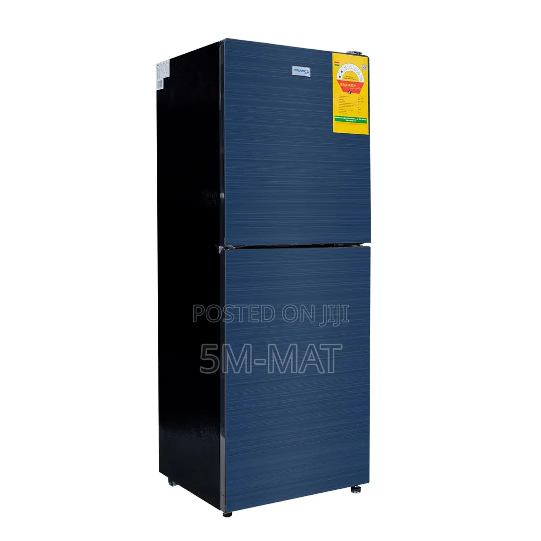 Blue Glass Nasco 136 LTRS Bottom Mount Refrigerator (Nasd2-18fl-B)