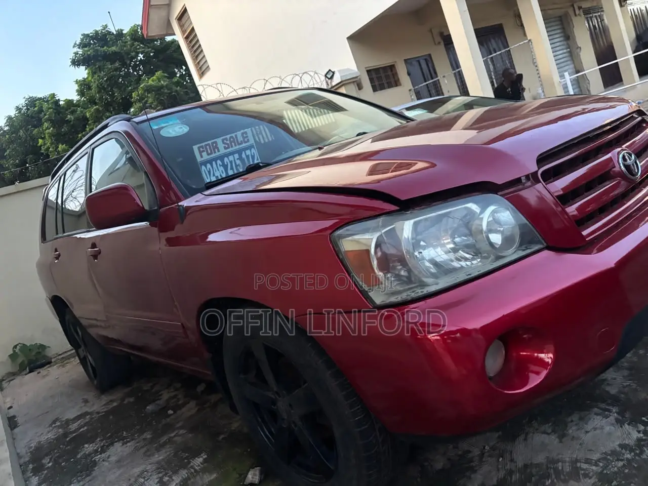 Toyota Highlander Sport 2006 Red