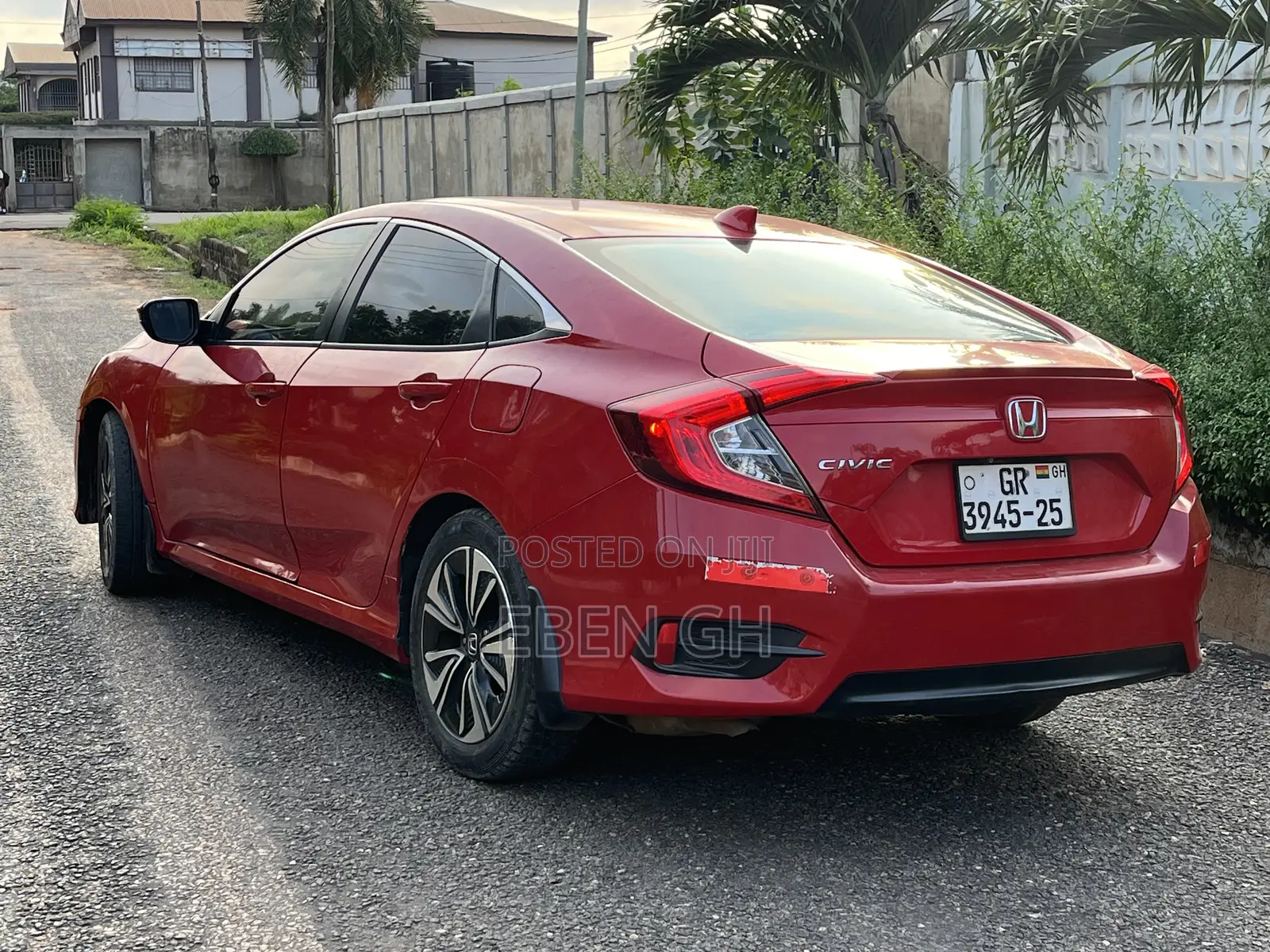 Honda Civic EX 4dr Sedan (1.5L 4cyl) 2016 Red