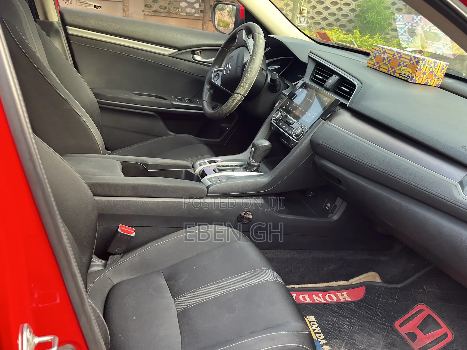 Honda Civic EX 4dr Sedan (1.5L 4cyl) 2016 Red
