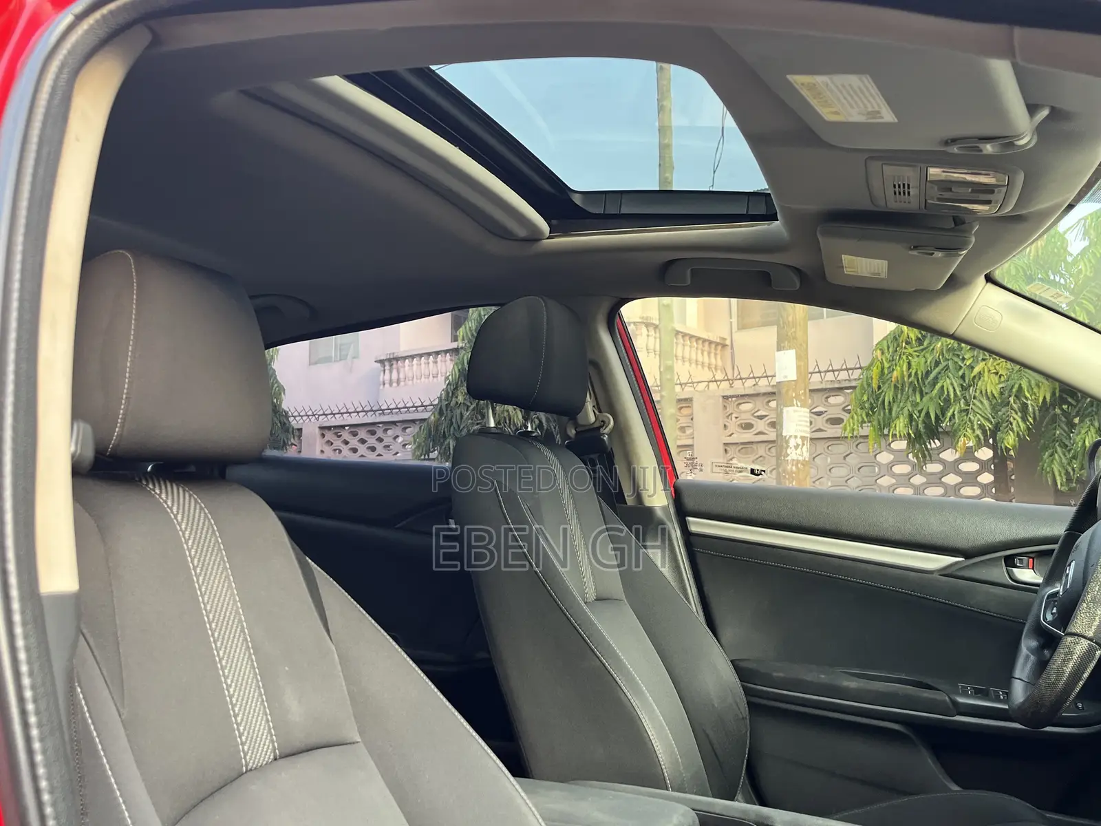 Honda Civic EX 4dr Sedan (1.5L 4cyl) 2016 Red