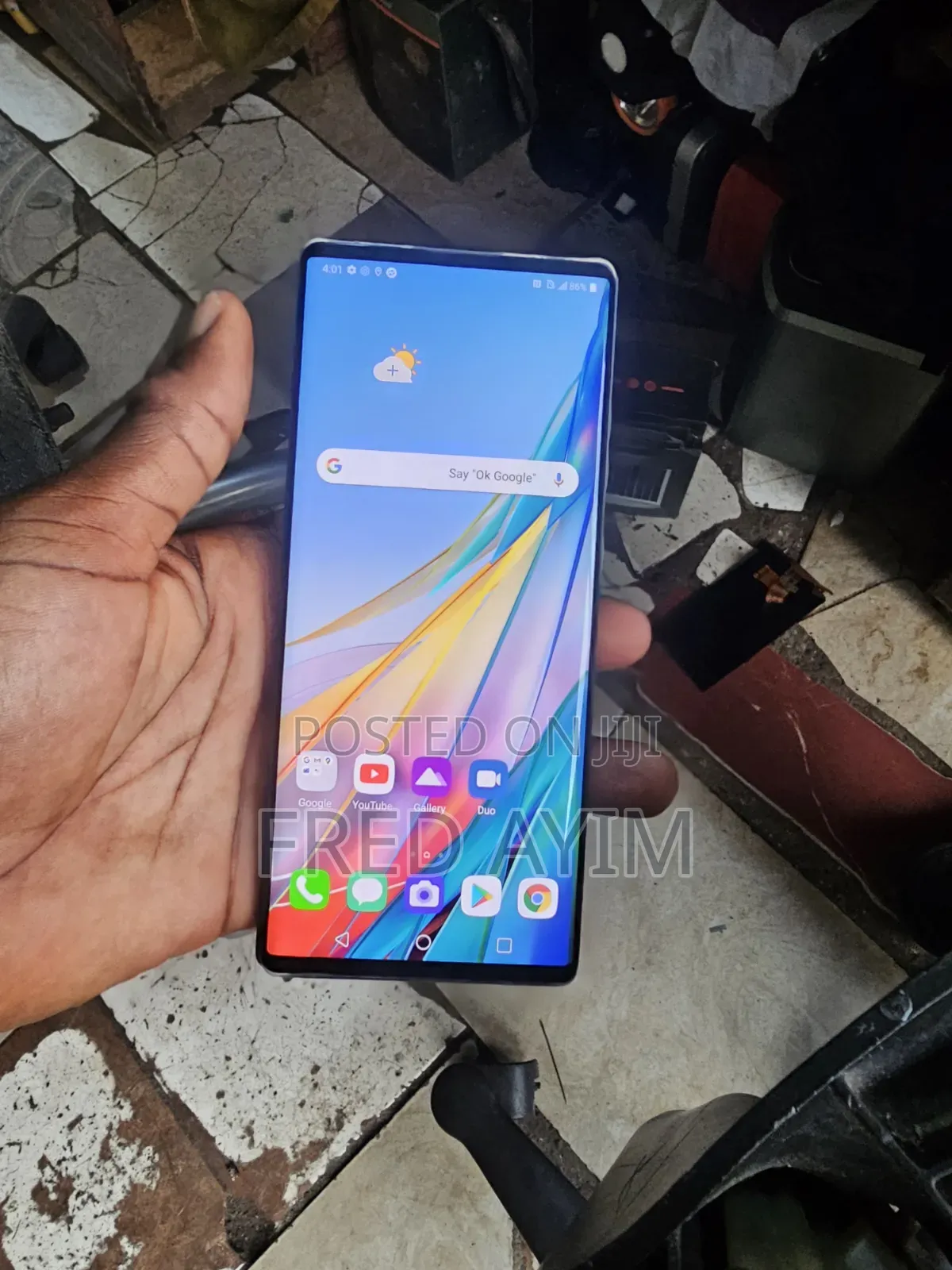 LG Wing 5G 256 GB Silver