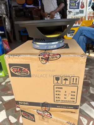 GLS Music 12-Inch 600watt Pair of Naked Speaker