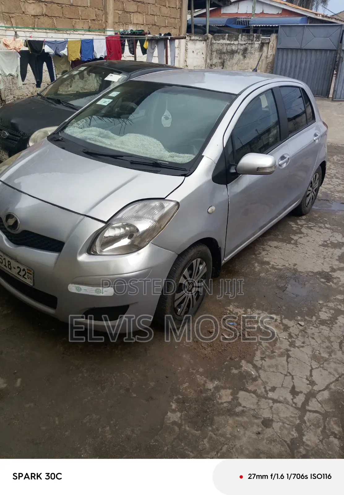 Toyota Vitz 2010 Gray