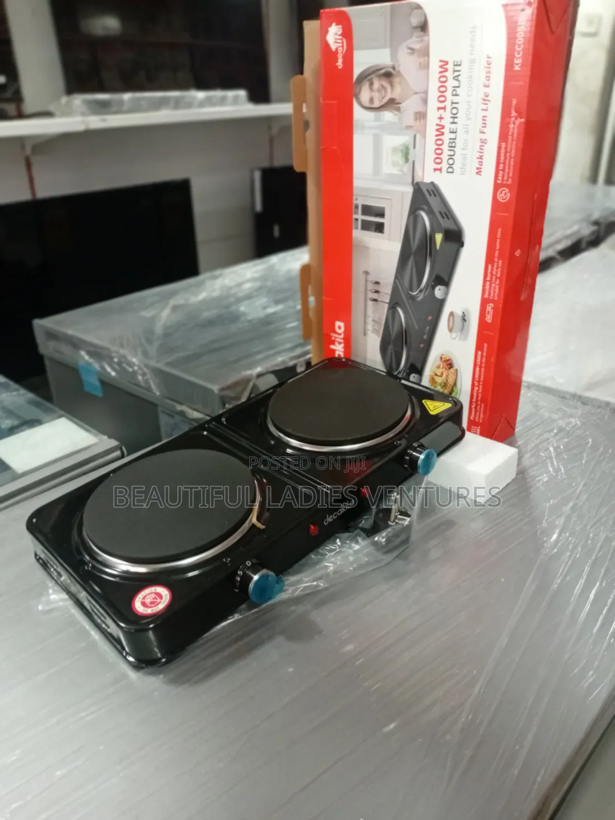 Decakila Double Electric Hot Plate 2000w – Fast Efficient Cooking