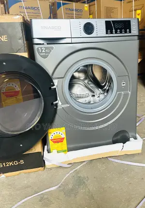 Front Load Washing Nasco 12kg Inverter Built Washing Machine