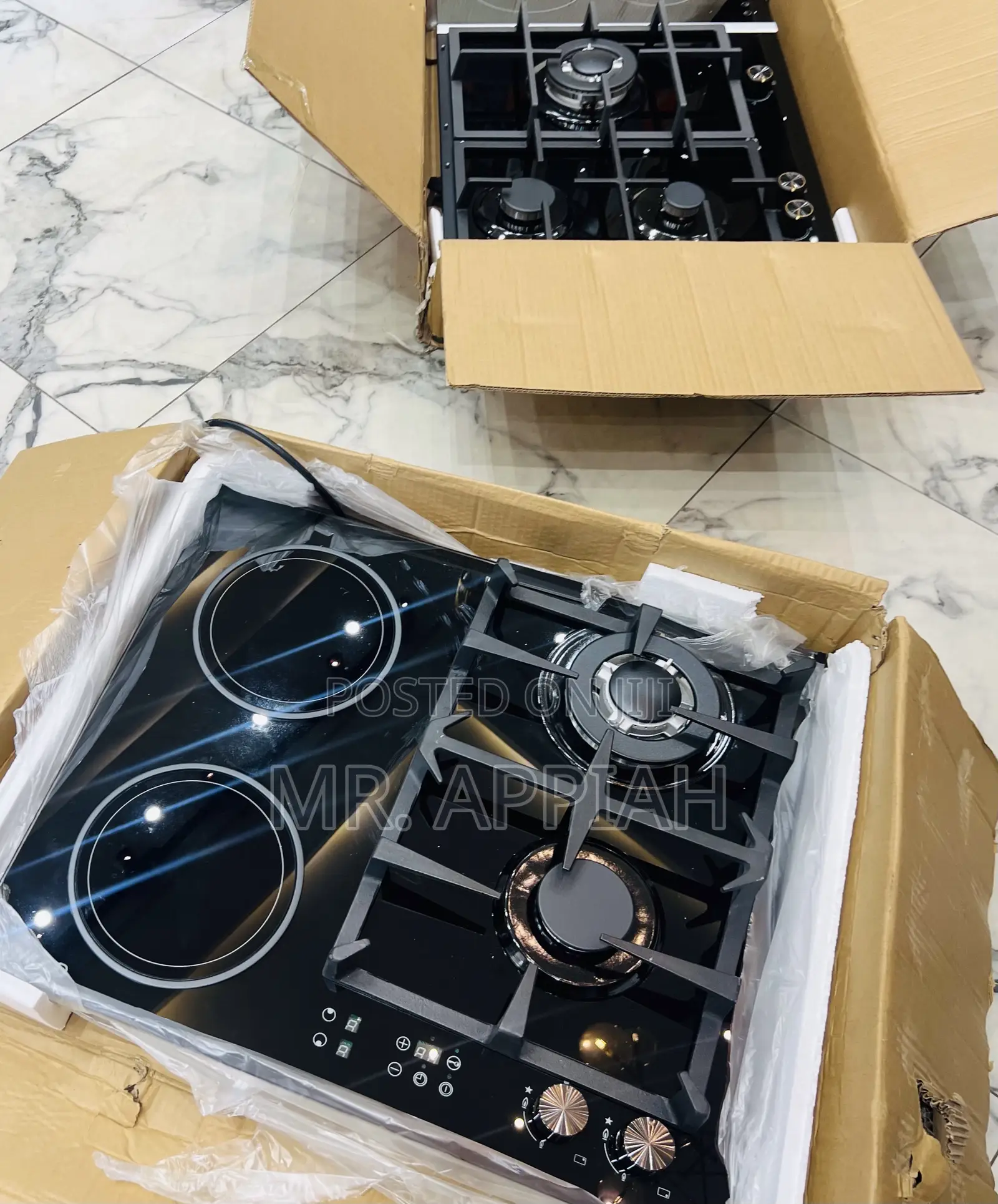 Classic Kenwood 60cm Built in Hob(2 + 2 Electric) Black