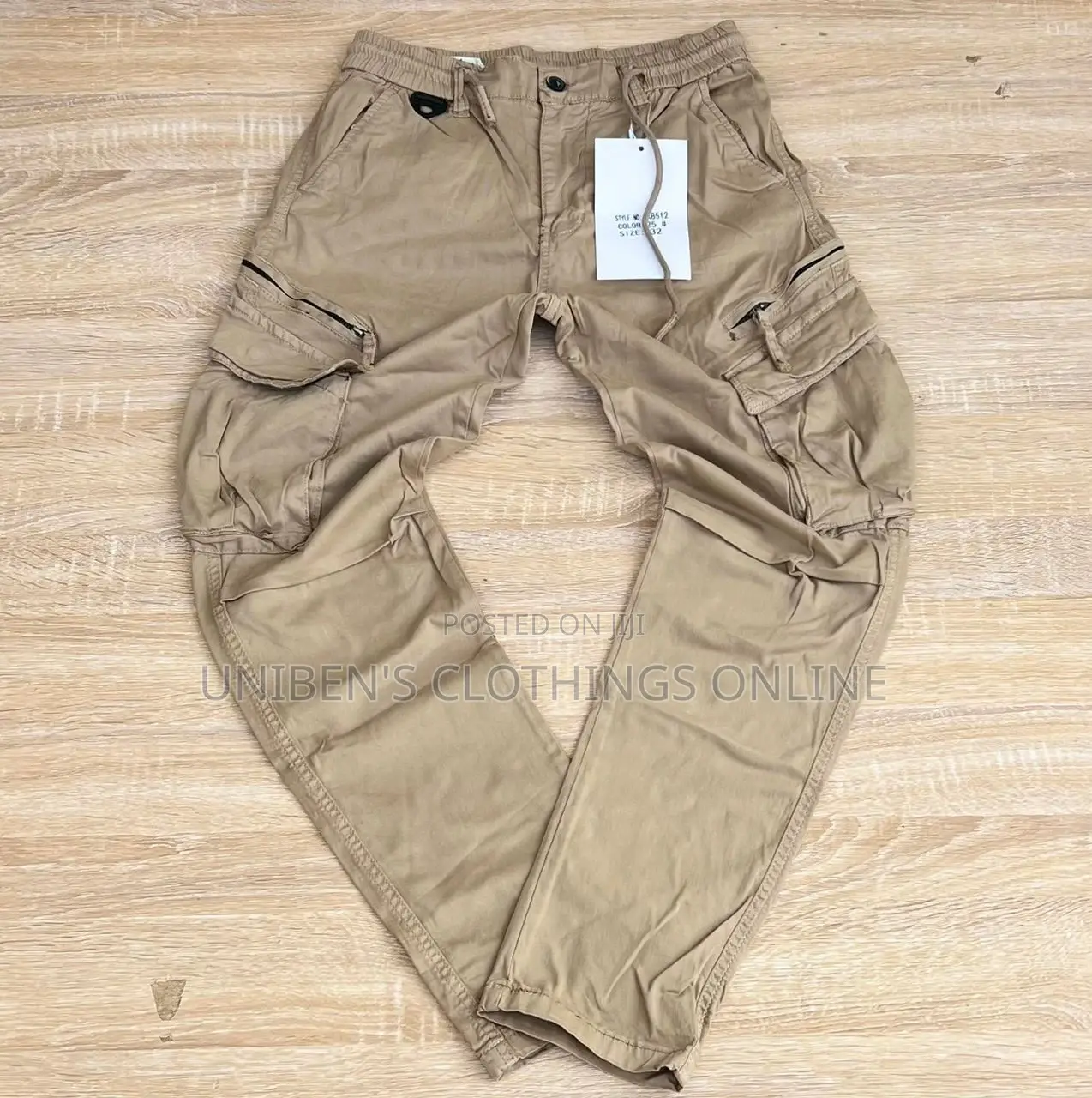 Solid Khaki Side Pocket From W32-38