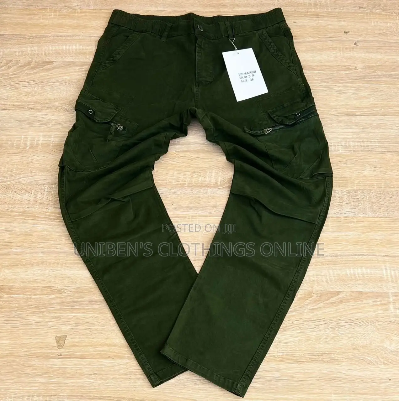 Solid Khaki Side Pocket From W32-38