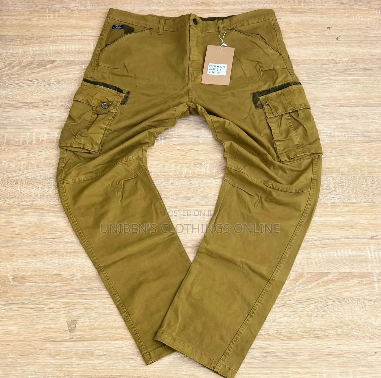Solid Khaki Side Pocket From W32-38