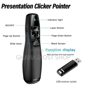 Wireless Presenter Remote Control Pointer
