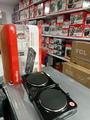Decakila Portable Double Hot Plate With Adjustable Heat