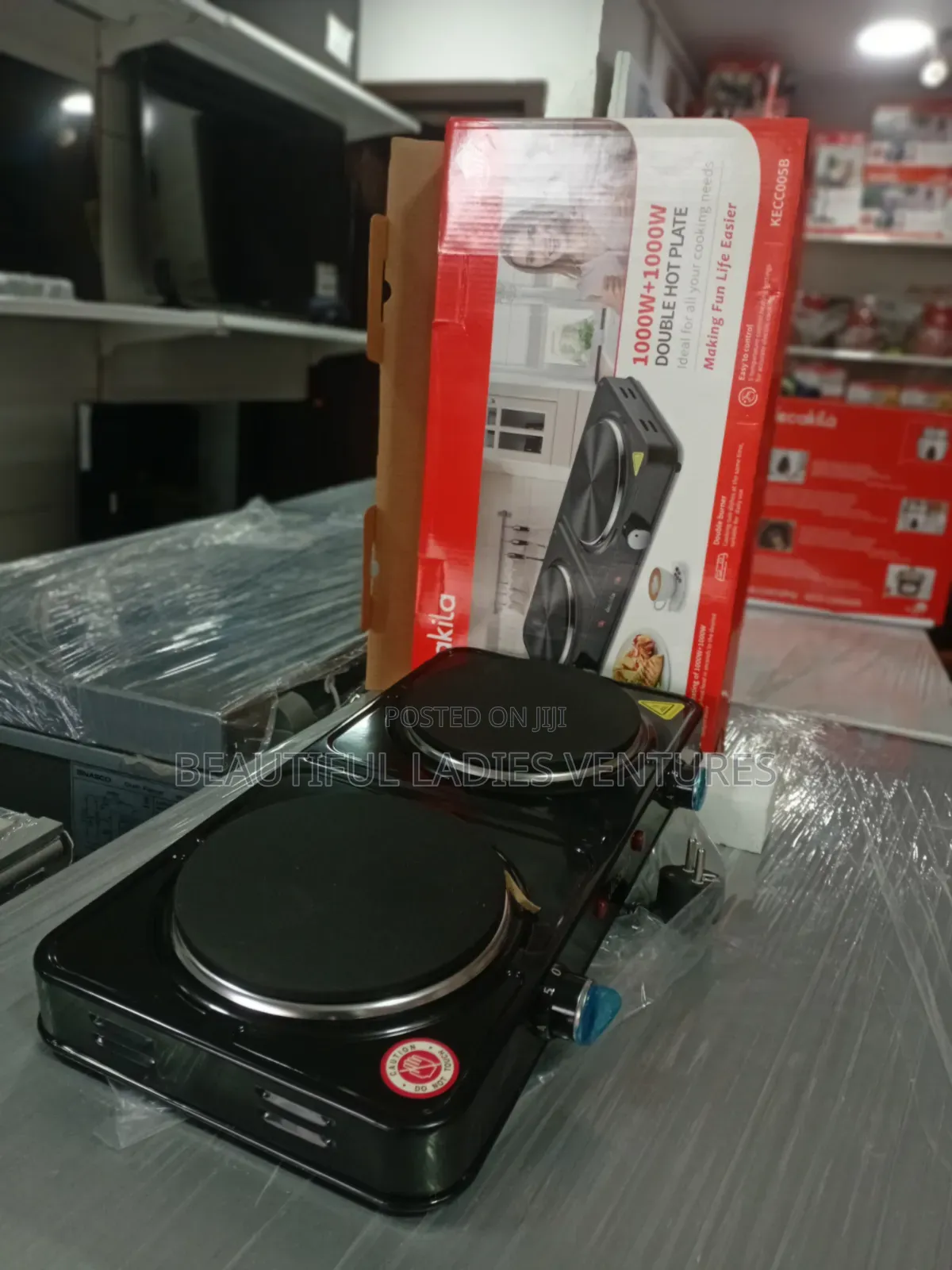 Decakila Dual Burner Electric Stove 2000w