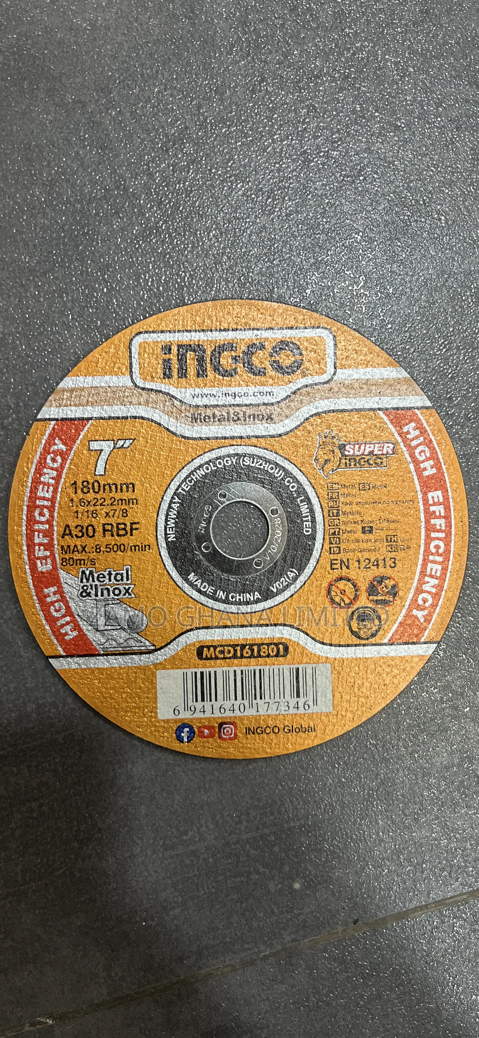 Abrasive Metal Cutting - Mcd161801