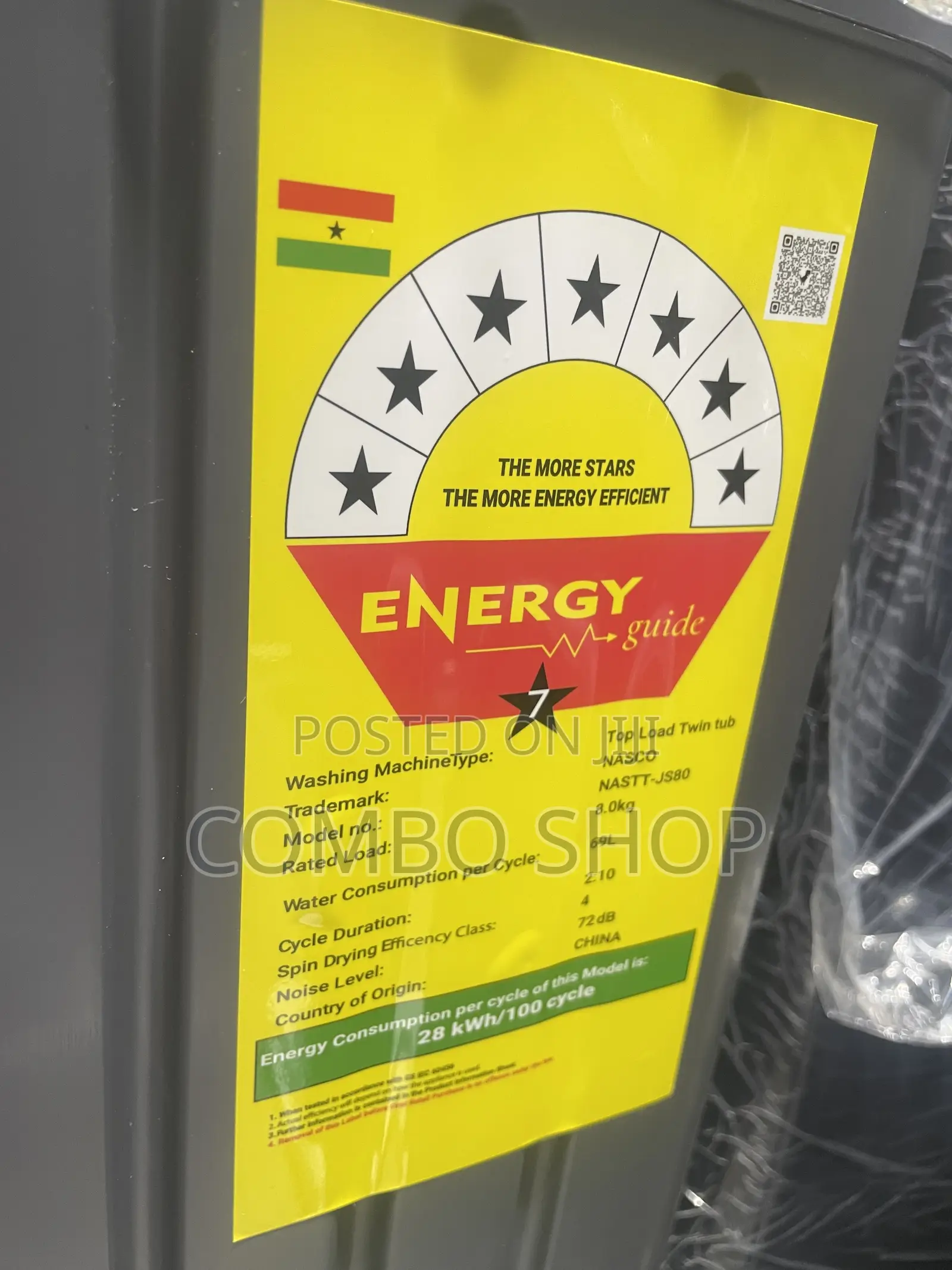 Washing Machine Washing Machine 8kg Nasco