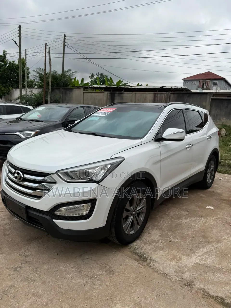 Hyundai Santa Fe SE AWD 2017 White
