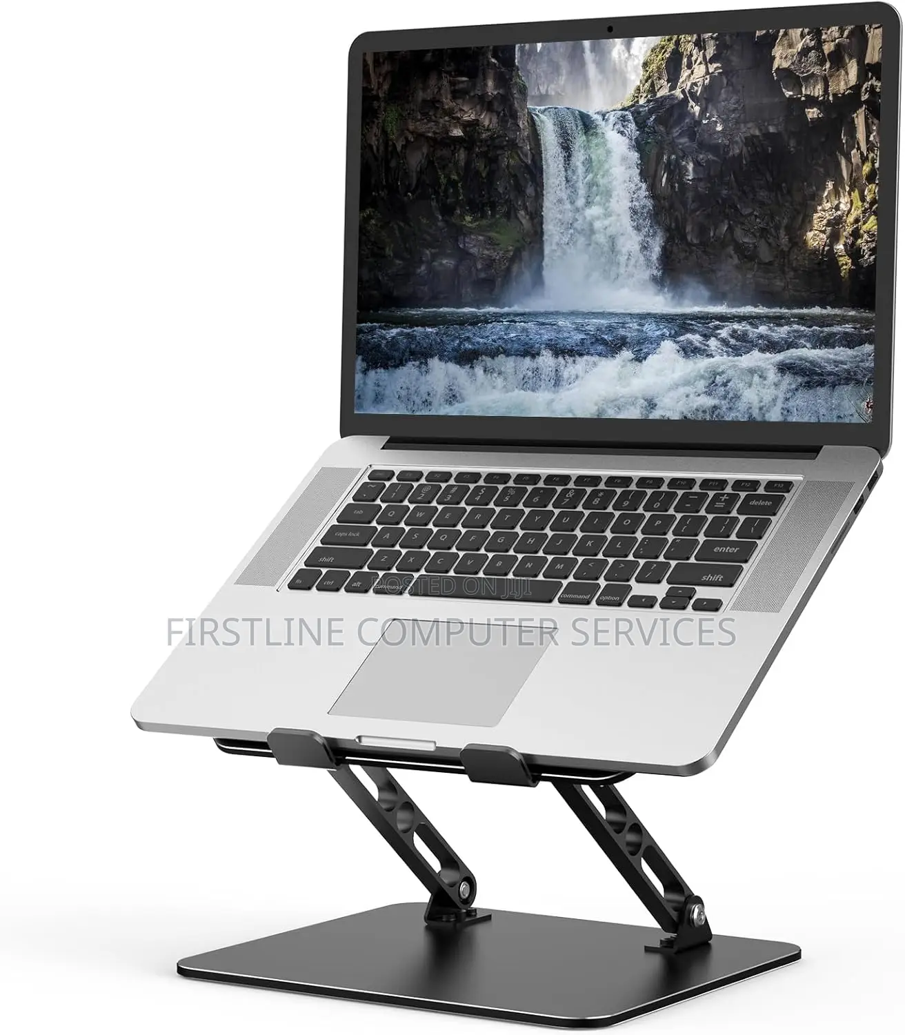 Adjustable Laptop Stand With 360-Degree Rotating Base,