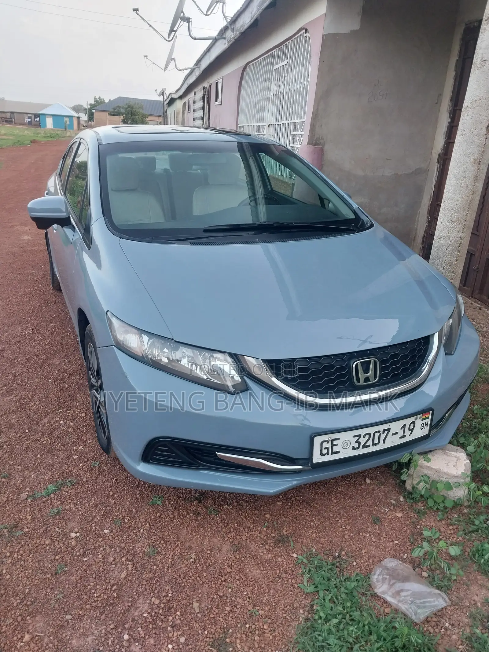 Honda Civic EX 2dr Coupe (1.8L 4cyl CVT) 2014 Blue