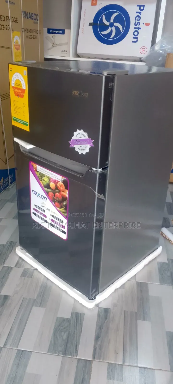 Double Door Table Top Refrigerator