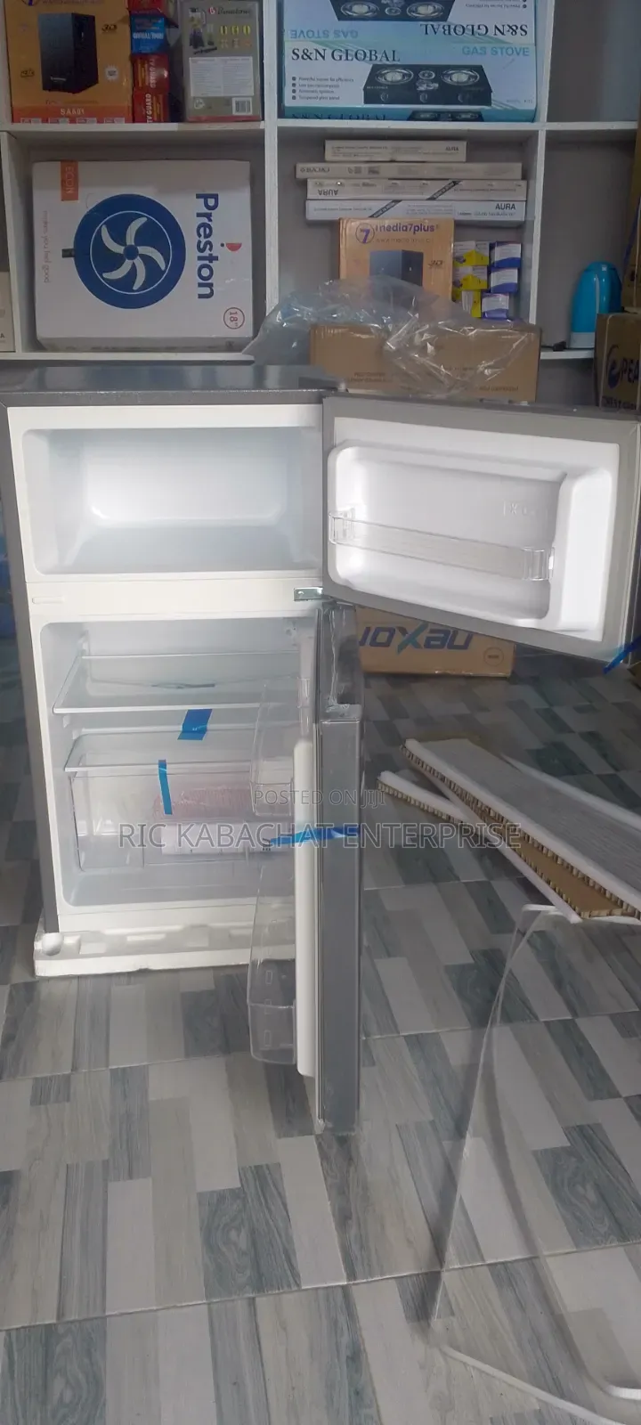 Double Door Table Top Refrigerator