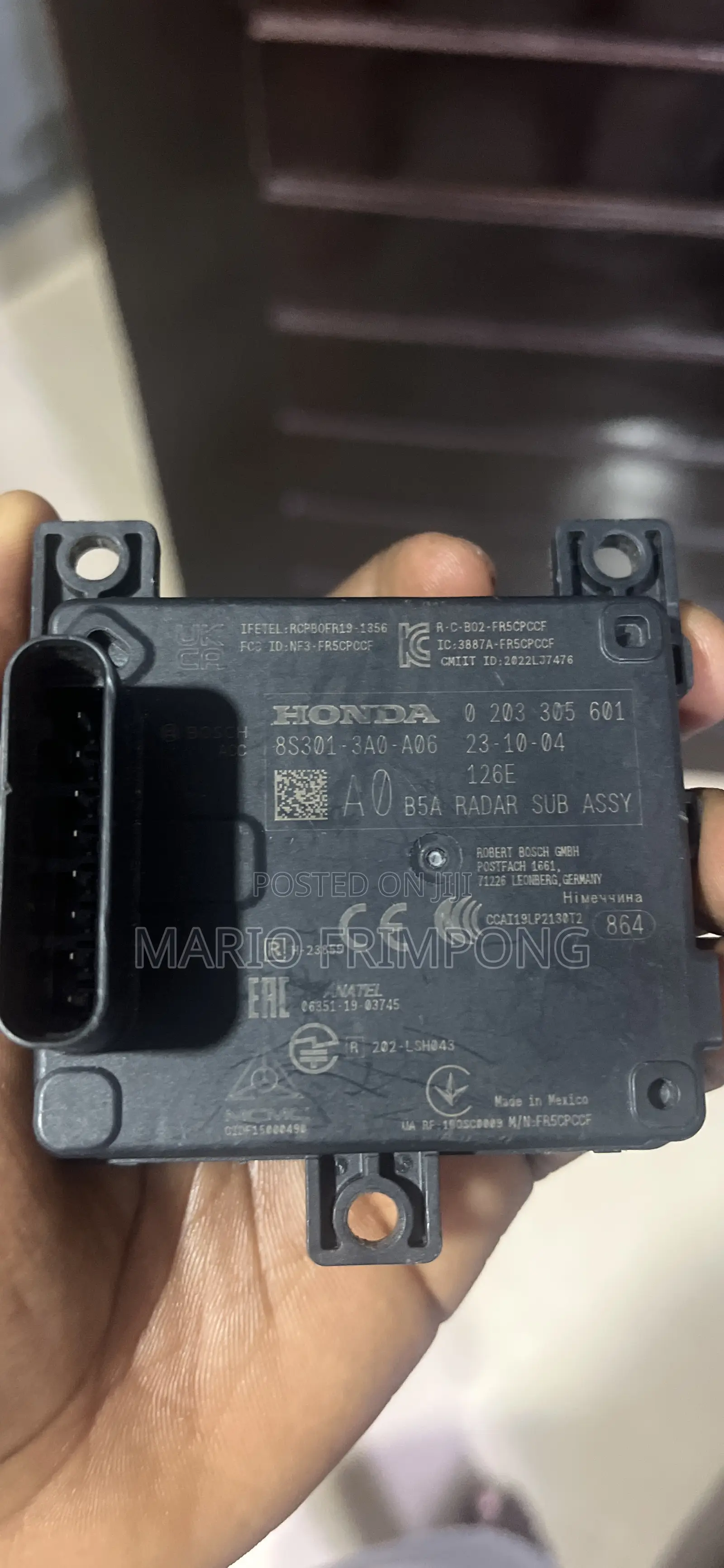 2024 Honda CRV Radar Sensor
