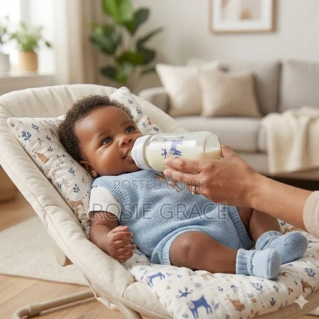 3-in-1 Hands Free Anti-Colic 240ml Feeding Bottle