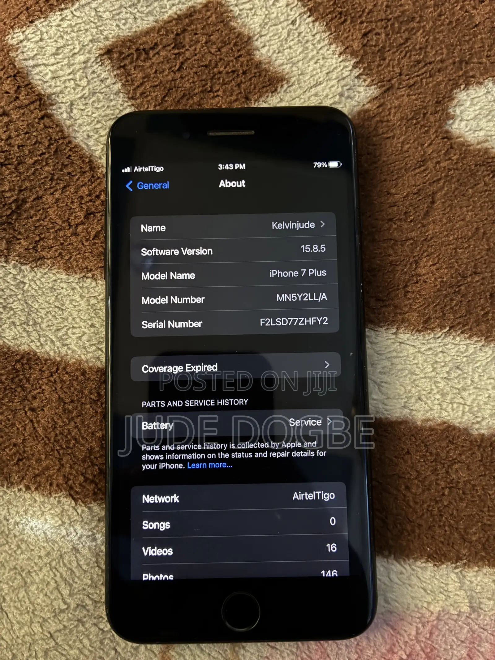 Apple iPhone 7 Plus 256 GB Black