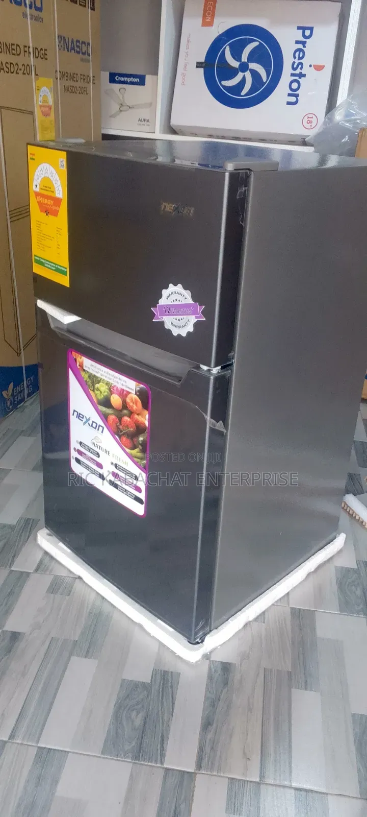 Double Door Table Top With Top Freezer