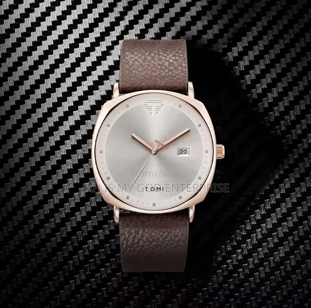 Tomi Mens Luxury Business Leather Watch