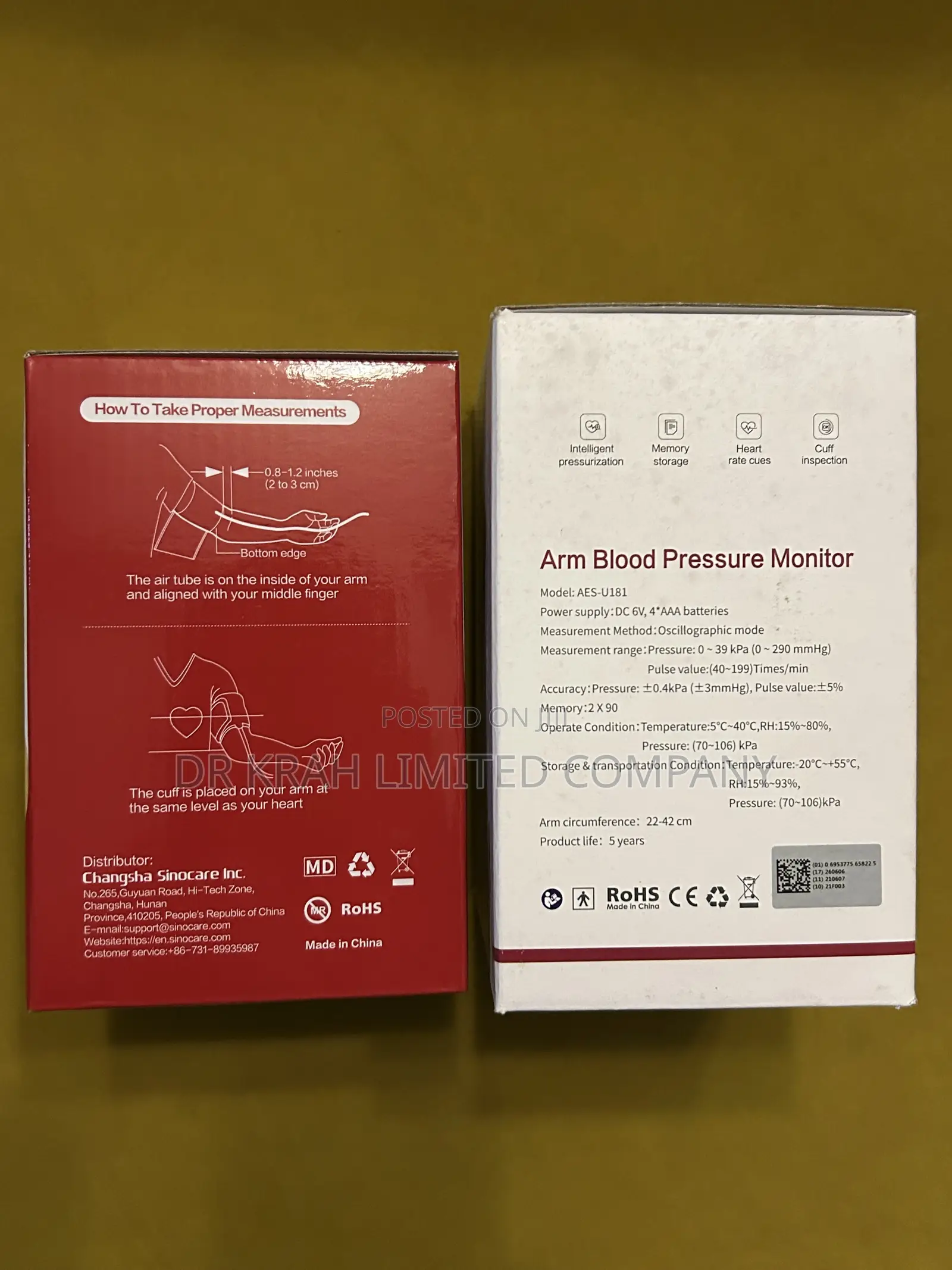 Sinocare Digital Bp Monitor