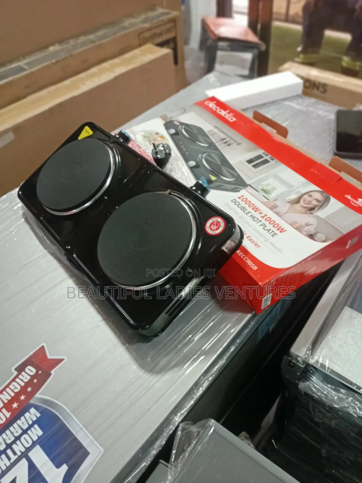 Decakila Dual Heating Plate for Convenient Cooking
