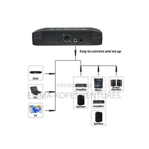 Bomge V410 4 Channel Dynamic Wireless Microphone System