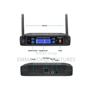 Bomge V410 4 Channel Dynamic Wireless Microphone System