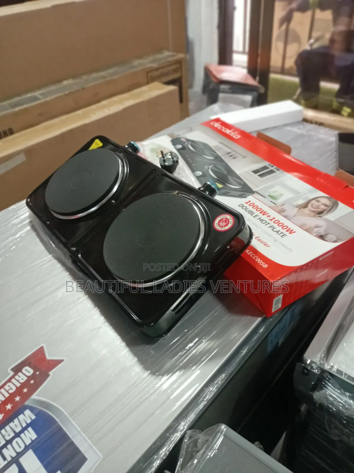 Decakila Double Burner Tabletop Cooker