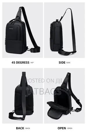 Golden Wolf Sling Chest Crossbody Waterproof Bag (Free Delivery)