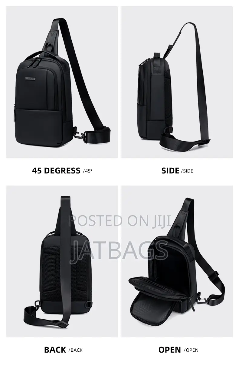 Golden Wolf Sling Chest Crossbody Waterproof Bag (Free Delivery)