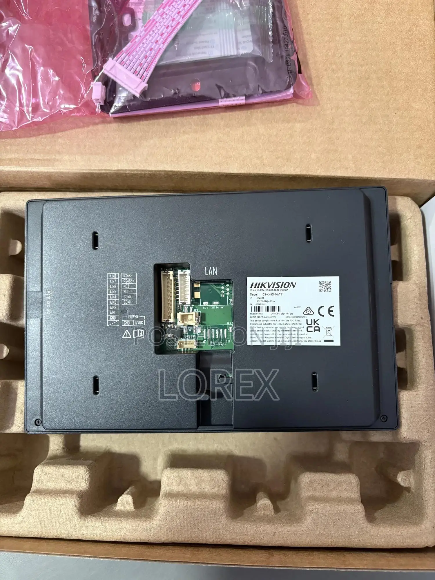 Hikvision Ip Screen Indoor Station 7inch Ds-kh6350-wte1