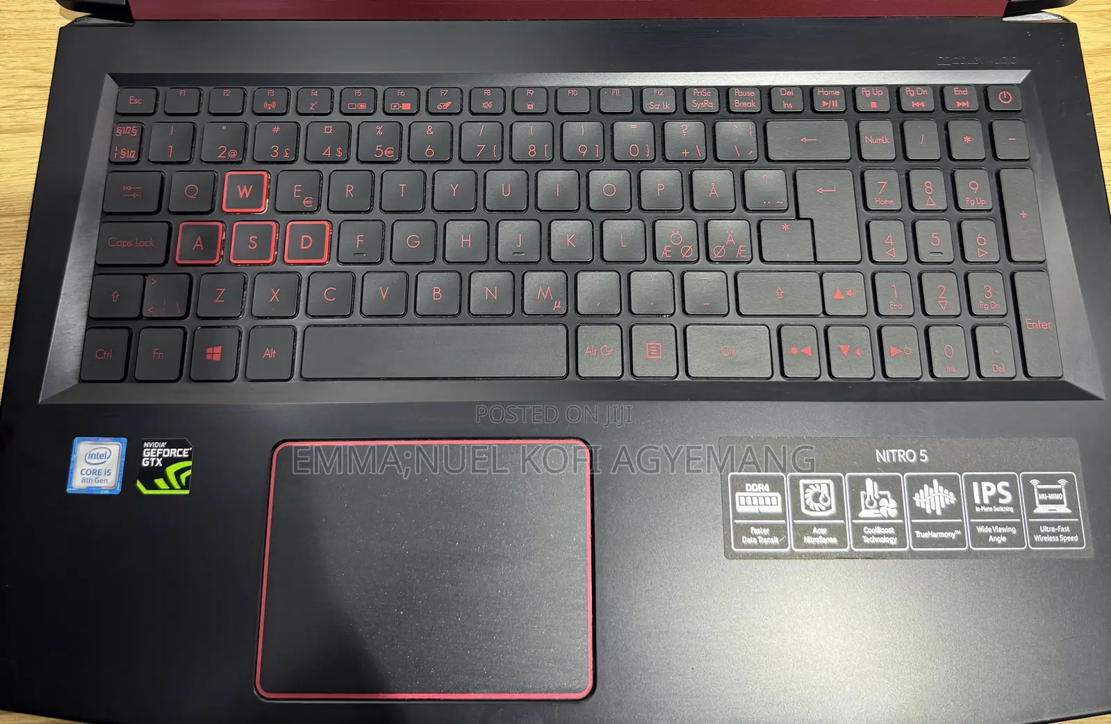Laptop Acer Nitro 5 16GB Intel Core i5 SSD 128GB