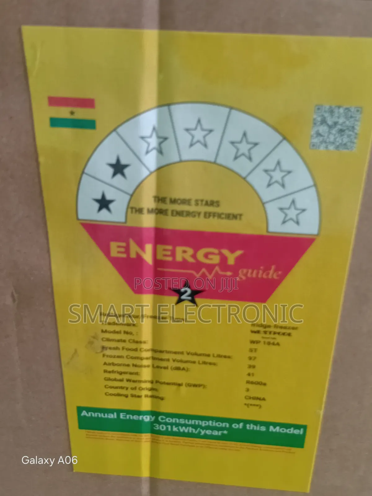 Westpool Energy Saving Refrigerator – 136 Litres