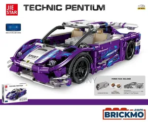 Jie Star Technic Pentium Purple Sports Car Model