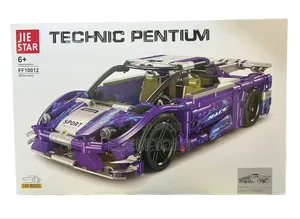 Jie Star Technic Pentium Purple Sports Car Model
