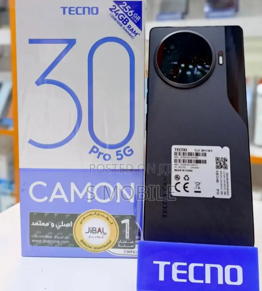 New Tecno Camon 30 Pro 5G 512 GB Black