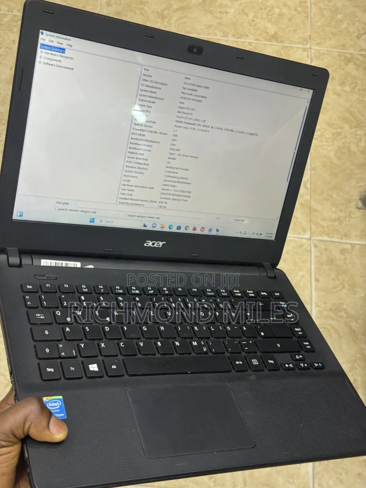 Laptop Acer Aspire E1-410 8GB Intel Pentium HDD 500GB