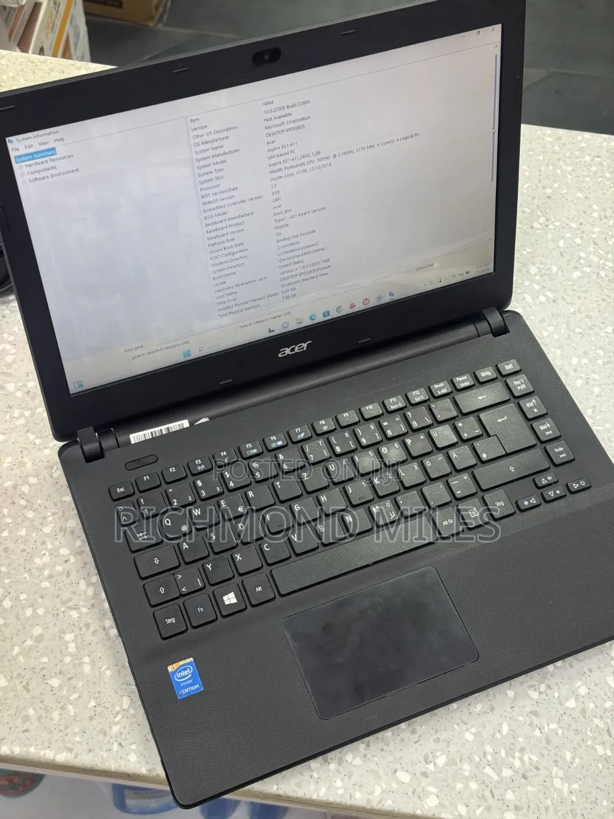 Laptop Acer Aspire E1-410 8GB Intel Pentium HDD 500GB