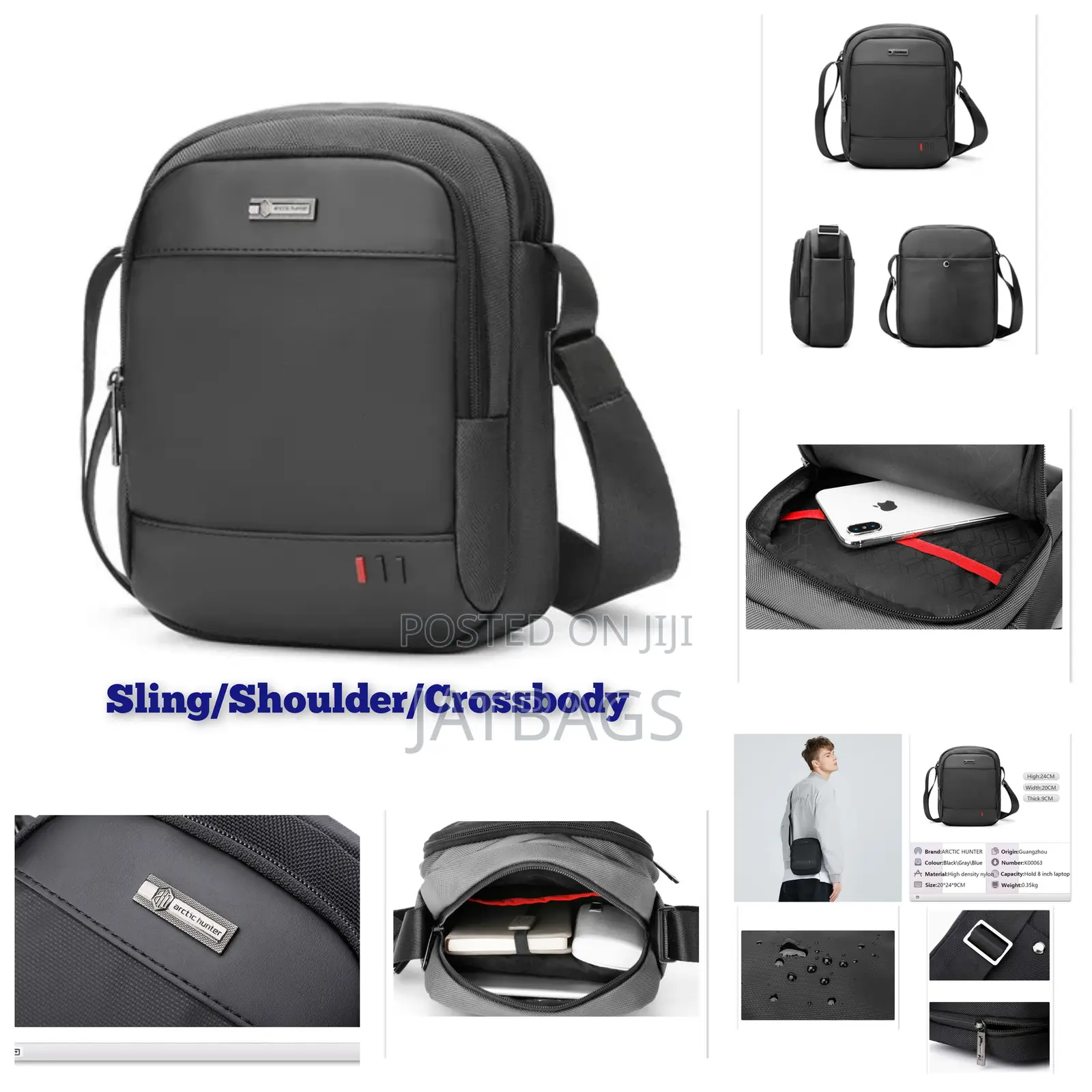 Ah Sling Side Shoulder Crossbody Bag (Free Delivery)